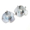 M5 Thread Carbon Steel Tee Nuts For Furniture Insert Lock 4 Prongs